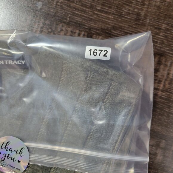 Ellen Tracy Womens Sleeveless Top 14 Green Linen Blend Workwear Classic - Picture 10 of 10